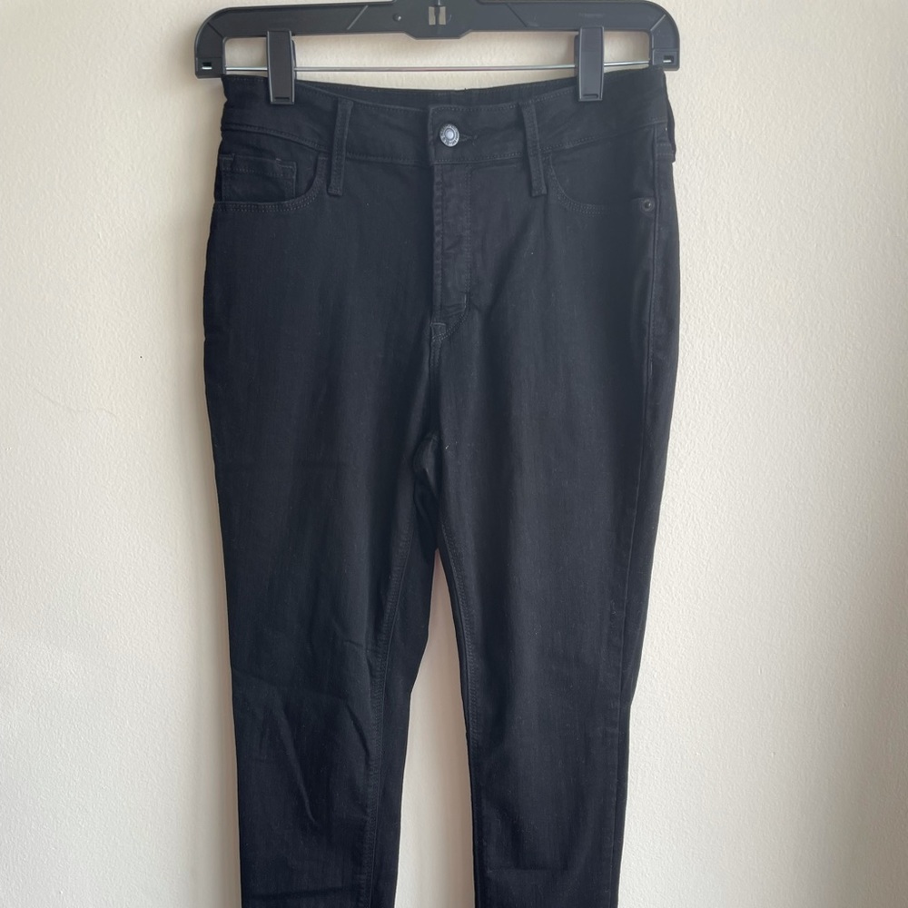 High rise skinny jeans